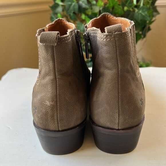 Lucky Brand Brown Brown Leather Suede Finish Boots Women’s 11 M New No Box - Picture 5 of 13